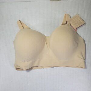 Truekind Beige Supportive Comfort Wireless Shaping Bra #10210 Size 2XL